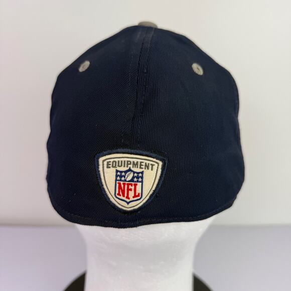 Dallas Cowboys Reebok NFL Official Sideline Hat Beige Navy Size L/XL Fitted Hat - Picture 4 of 10